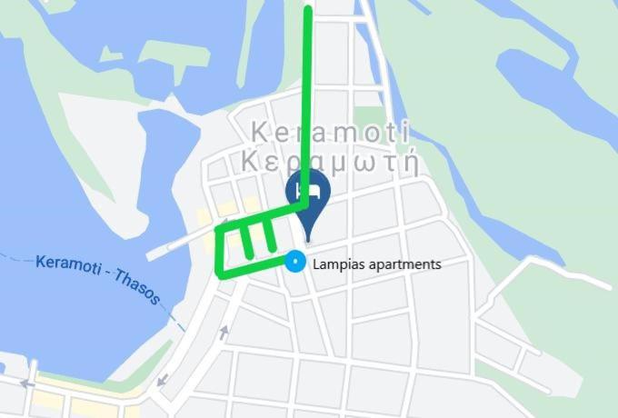 Lampias Apartments Keramotí Kültér fotó